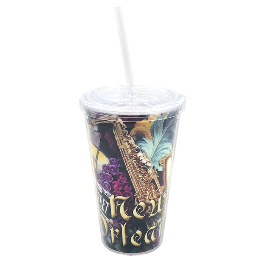 Sax Straw Cup