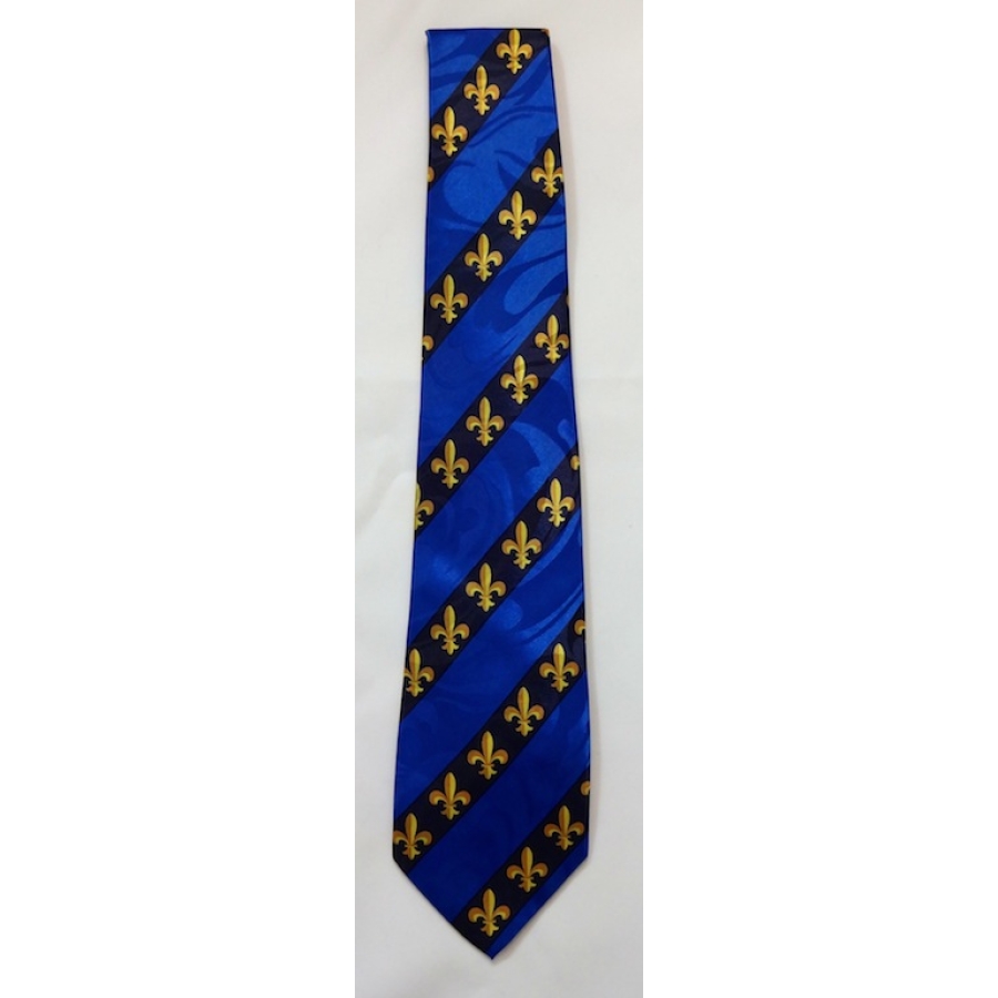 1813BLUTIE - Blue Striped with Gold FDL's