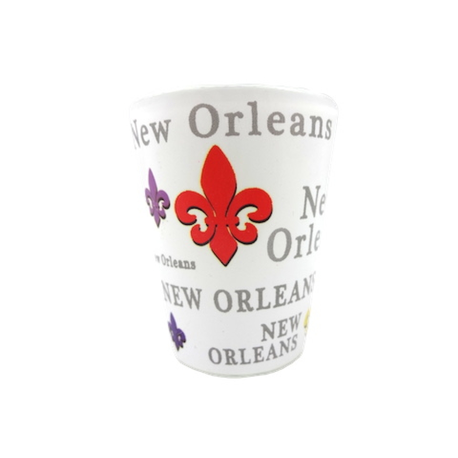 Fleur De Lis Shot Glass