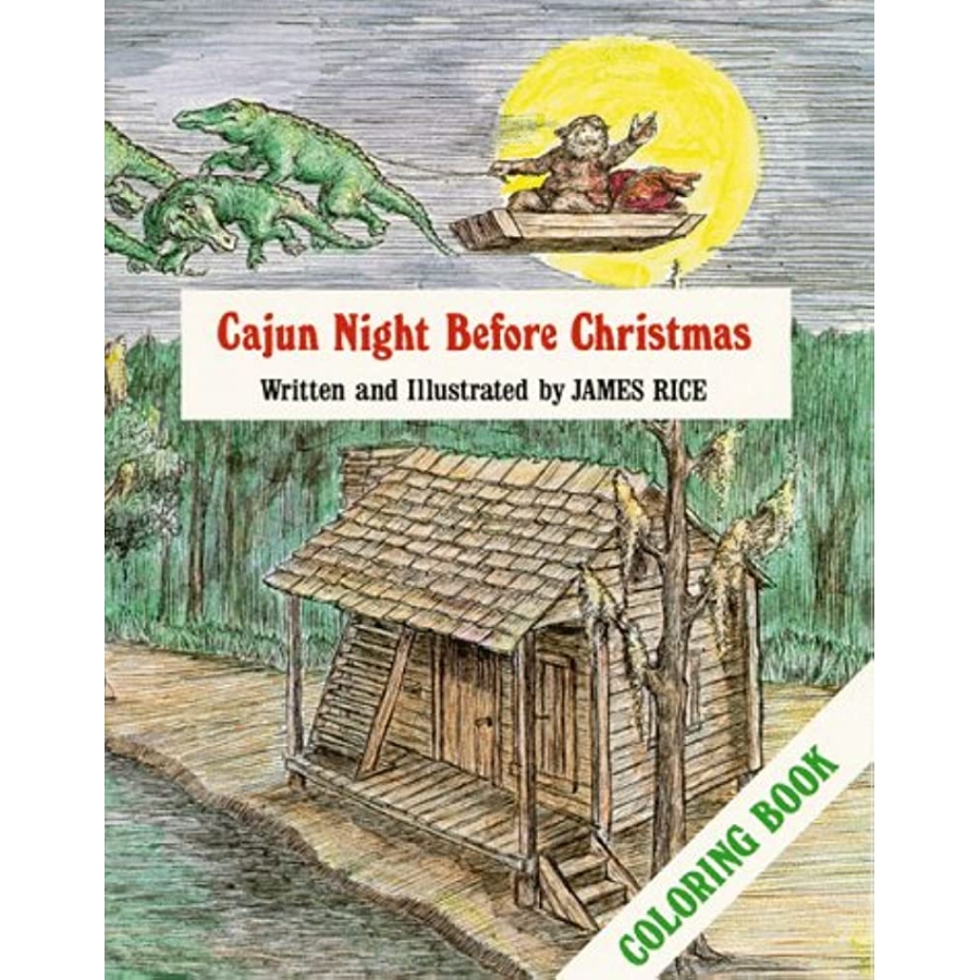 Cajun Night Before Christmas Coloring Book